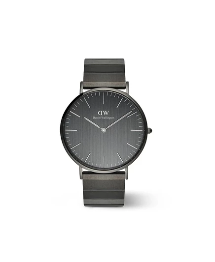 Мужские аналоговые часы Daniel Wellington из нержавеющей стали с графитовым покрытием, черные, 40 мм