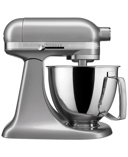 Кухонный планетарный миксер KitchenAid Artisan Mini 3,3 л, серебристый