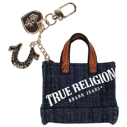 Мини-джинсовая сумка True Religion очаровательного синего цвета