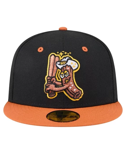 Мужская черно-оранжевая кепка New Era San Jose Giants Copa de la Diversion 59 размера 