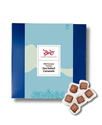Подарочная коробка Bixby Chocolate «Соленая карамель», 50 шт.