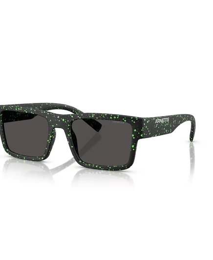  Мужские солнцезащитные очки Omgee AN4344 matte black/gekko green splatter