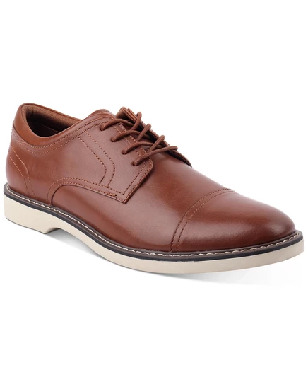 Мужские оксфордские туфли Theo Cap Toe, созданные для Macy's brown