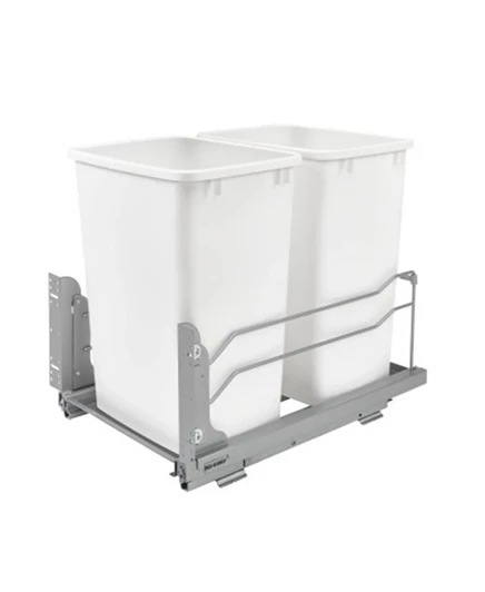 Мусорная система Rev-A-Shelf 53WC-1835SCDM-211, белая