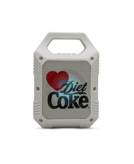 Мини-колонка Diet Coke с LED и FM, серая