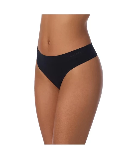Женские трусы-стринги DKNY бесшовные, черные
