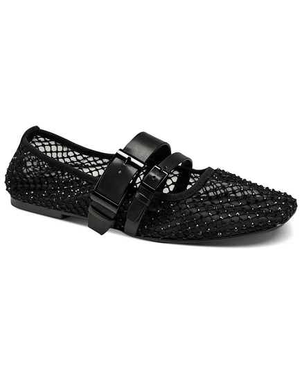 Женские балетки DKNY Dade с пряжкой, черные