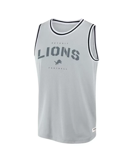 Мужская майка Fanatics Detroit Lions Elements Future Ground, серебристая