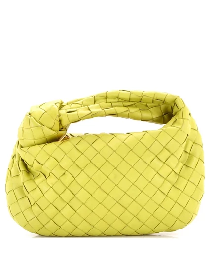 Женская сумка Pre-Owned Bottega Veneta Mini BV Jodie, зеленая