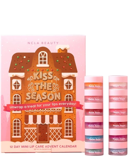 Набор адвент-календарей для мини-ухода за губами Kiss The Season от NCLA Beauty, 12 шт., без цвета
