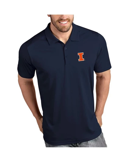 Мужское поло Antigua Tribute Illinois Fighting Illini, синее