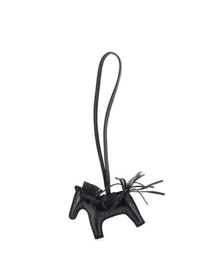 Бывшая в употреблении сумка HERMES PM So Black GriGri Rodeo из очаровательной кожи черного цвета