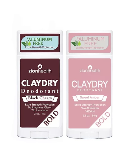 Дезодорант Zion Health Cherry Plus Sweet Amber, набор 2 шт., 165 мл