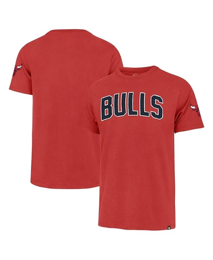 Мужская футболка '47 Brand Chicago Bulls, красная