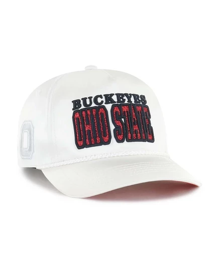 Женская кепка '47 Brand Outspoken Hitch Ohio State Buckeyes регулируемая, белая