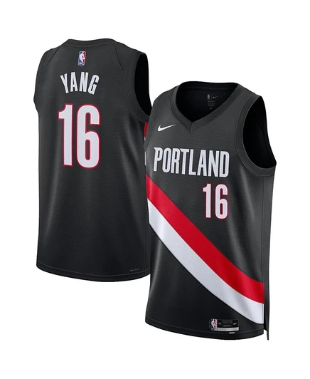 Унисекс джерси Nike Portland Trail Blazers Icon, черная