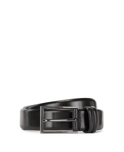 Мужской ремень из кожи Hugo Boss black