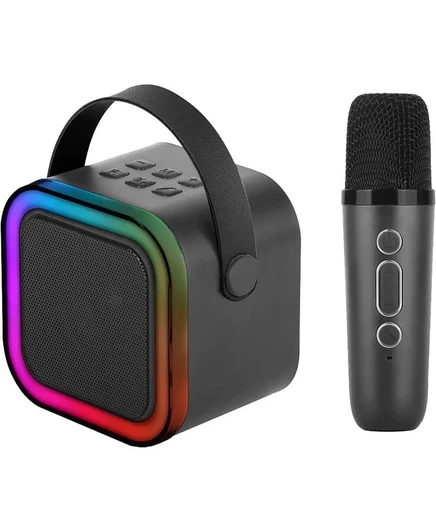 Bluetooth-колонка Supersonic Mini с микрофоном и RGB, черная