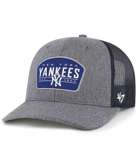 Мужская кепка-снэпбек 47 Brand New York Yankees, серая