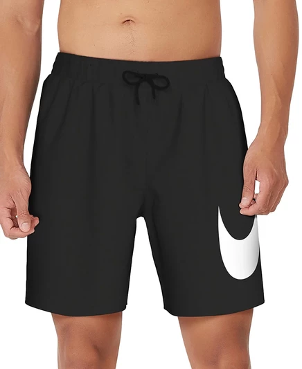 Мужские плавательные шорты Nike 7″, черные