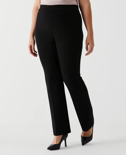 Брюки с укороченными ботинками Rafaella Plus Size black
