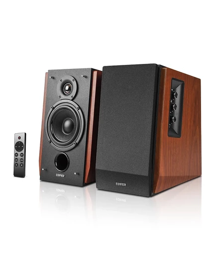 Активные полочные колонки Edifier R1700BTs, коричневые