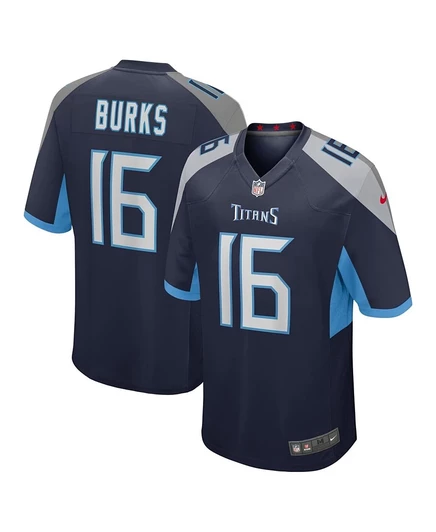 Мужское джерси Nike Tennessee Titans Treylon Burks, синее
