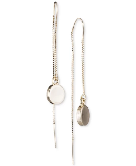 Золотые серьги-резьбы для дисков DKNY Gold-Tone