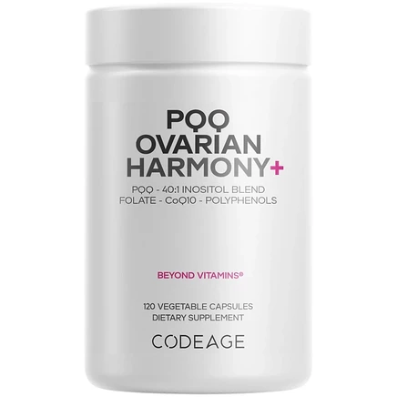 Пищевая добавка Codeage PQQ Ovarian Harmony, 120 капсул