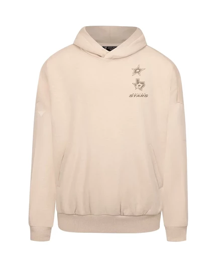 Мужской кремовый пуловер с капюшоном Dallas Stars Contact Stamp от LevelWear cream