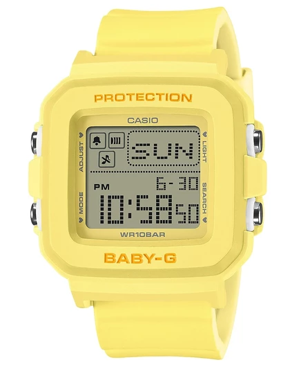Женские часы G-Shock Baby-G 39 мм, желтые