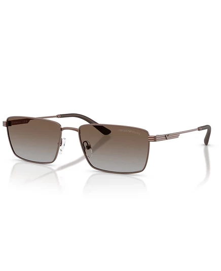 Мужские солнцезащитные очки Emporio Armani EA2169 прямоугольные, оранжевые