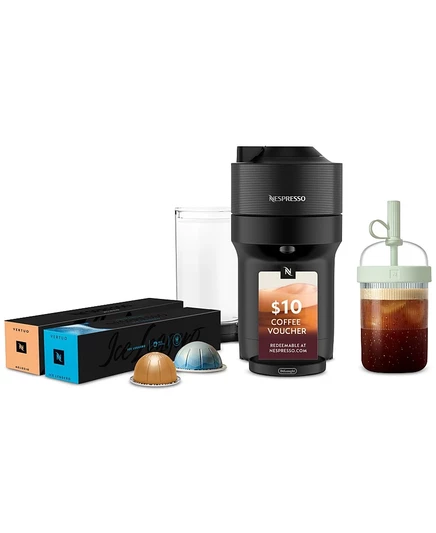 Кофемашина Nespresso Vertuo Pop+ DeLonghi, черная