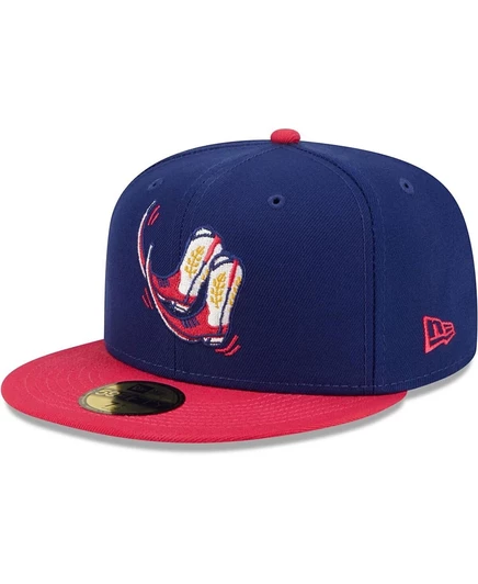 Мужская кепка New Era 59FIFTY Pointy Boots de Amarillo, темно-синяя