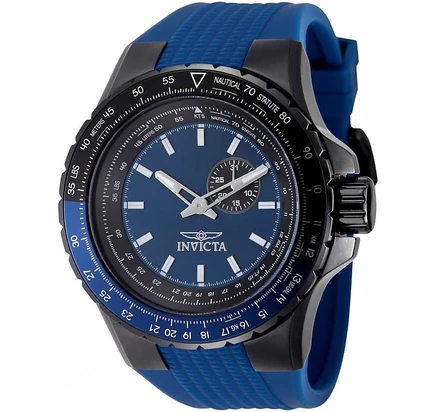 Мужские часы Invicta 49722 Aviator, синие