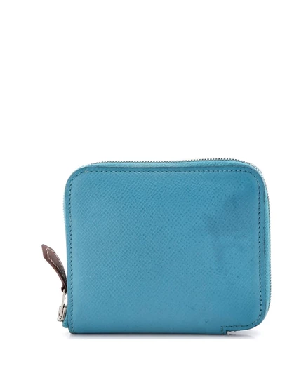 Женский кошелек Pre-Owned HERMS Compact Azap, синий