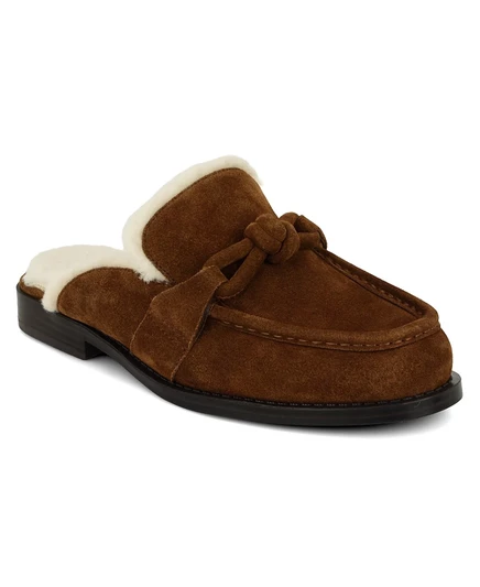 Женские мюли Nine West Mavey, замшевые, коричневые