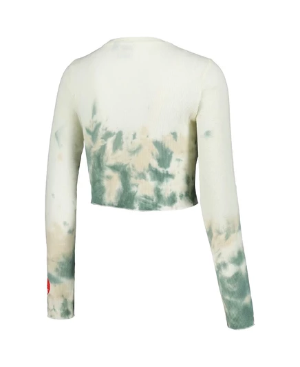 Укороченная футболка с длинным рукавом Tie-Dye из линейки Natural Care Bears от Mad Engine для мужчин и женщин natural