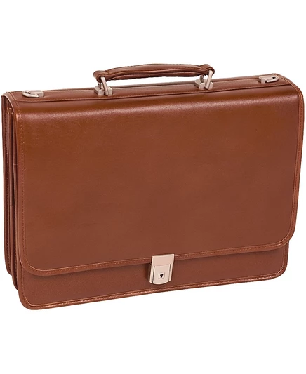 Портфель McKlein Lexington Flapover двухотсекный, коричневый