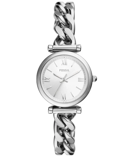 Женские часы Fossil Carlie 28 мм, серые