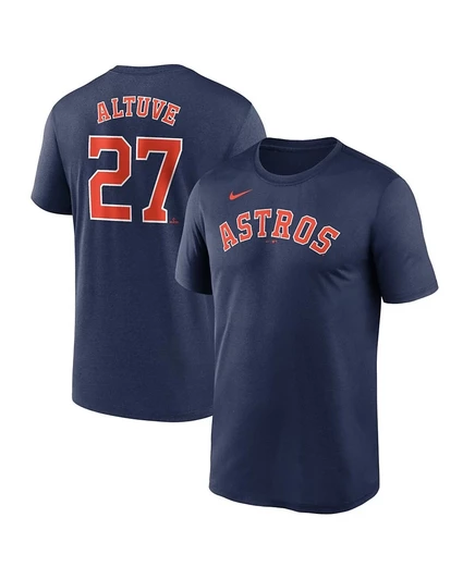 Мужская футболка Nike Jose Altuve Astros, темно-синяя