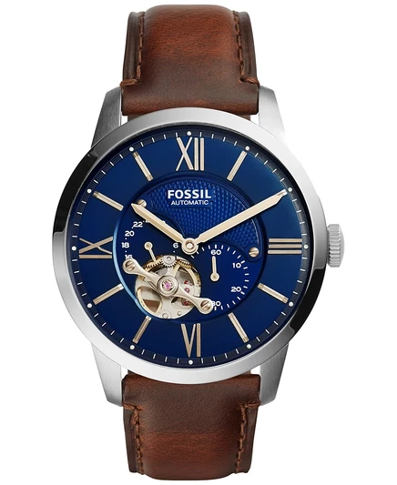 Мужские часы Fossil Townsman ME3110 автомат, коричневый