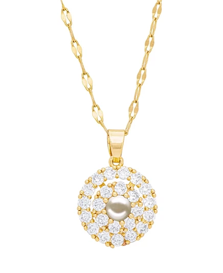 Ожерелье Macy's спиннер 18″ позолоченное 14K, золотистое