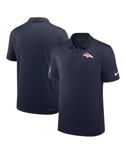 Мужская поло Nike Denver Broncos Sideline, темно-синяя