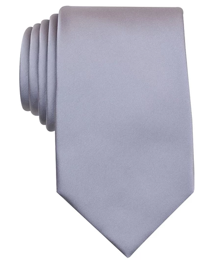 Мужской галстук Perry Ellis Satin, серебристый