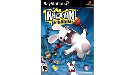 Видеоигра Ubisoft Rayman Raving Rabbids PS2, мульти