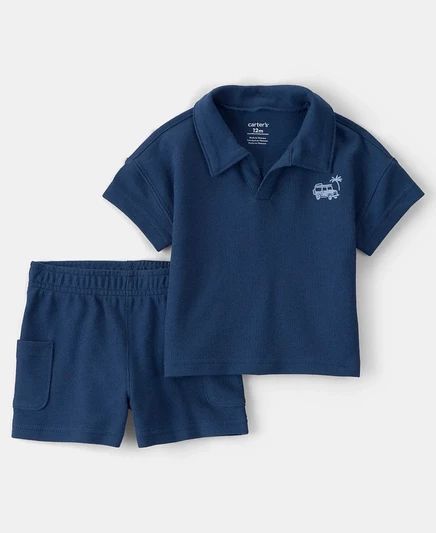 Детский комплект Carter's из 2 предметов для мальчика, синий