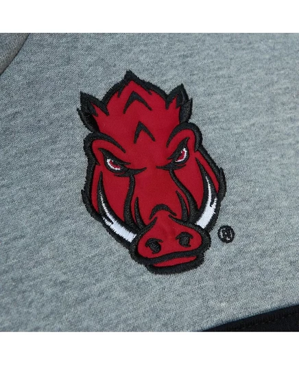 Мужская толстовка-пуловер Mitchell & Ness Crimson Arkansas Razorbacks Head Coach с капюшоном crimson