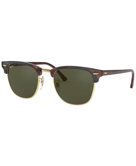 Унисекс солнцезащитные очки Ray-Ban Clubmaster RB3016F 55, коричневые