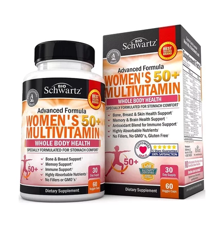  Поливитаминные капсулы для женщин 50+, Bioschwartz, 60 карат